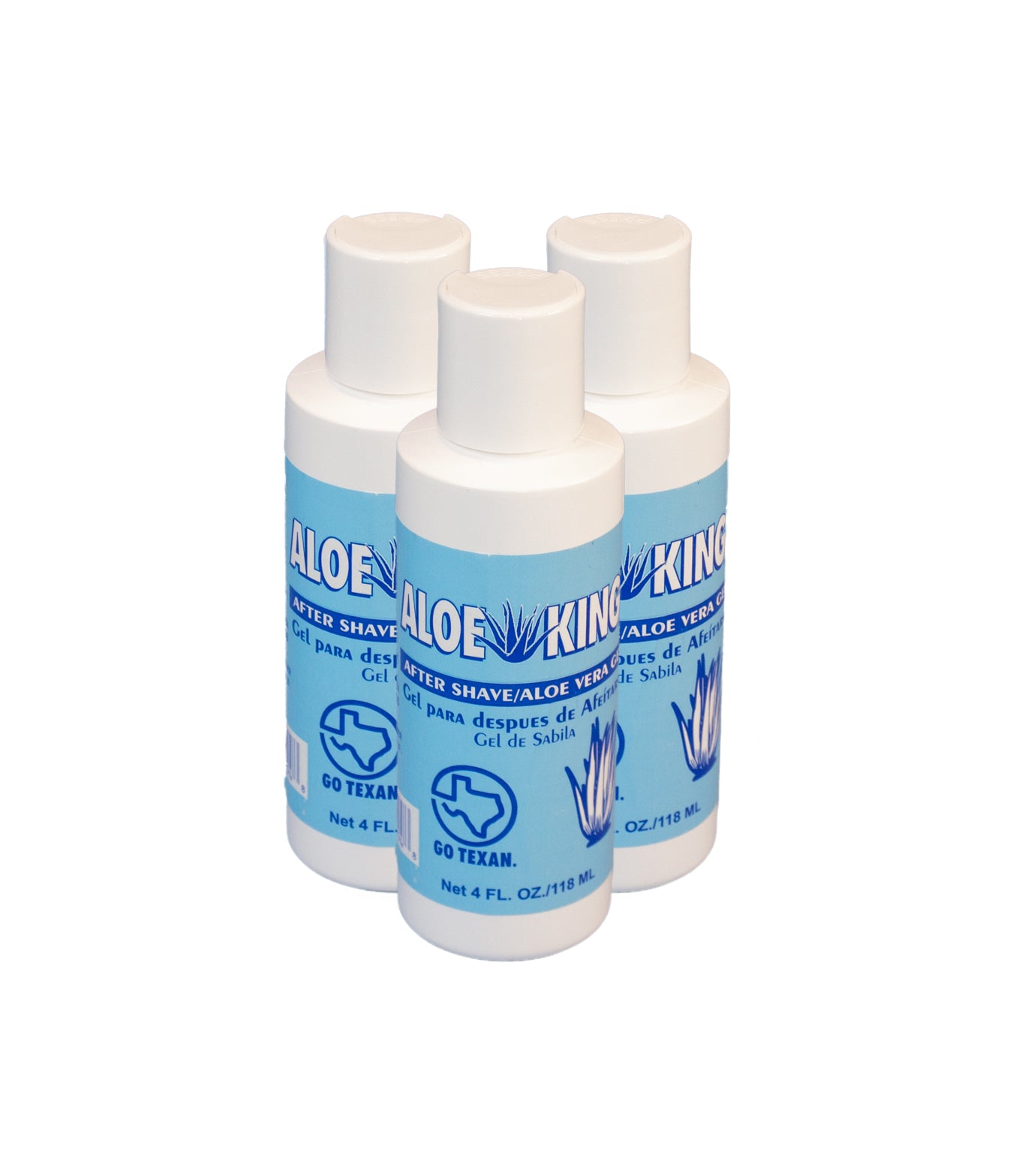 3 Shave Gel – 4 oz bottles – Aloe King Texas